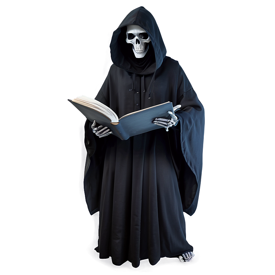 Grim Reaper With Book Png 63