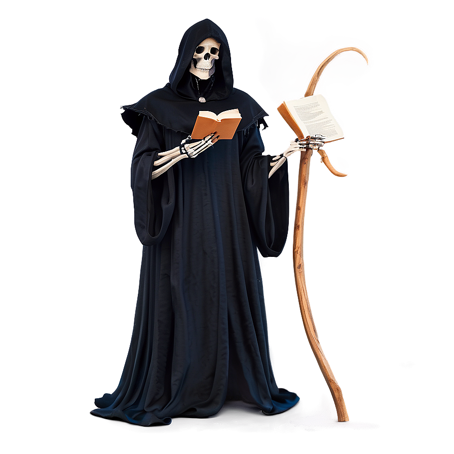 Grim Reaper With Book Png 87