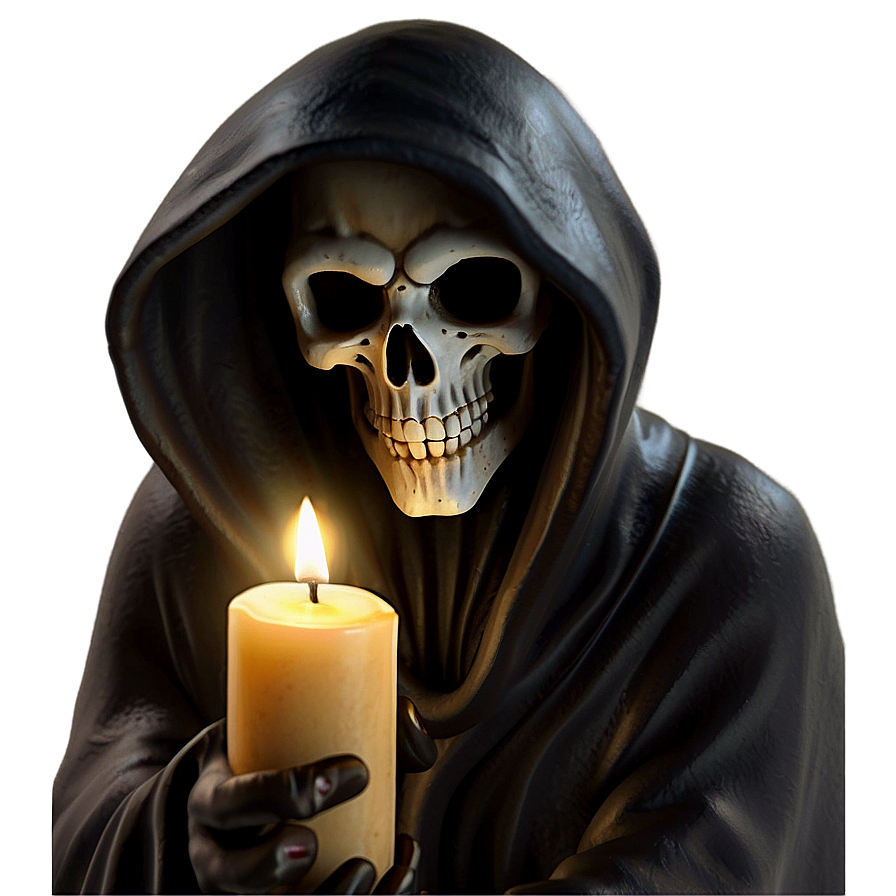 Grim Reaper With Candle Png Mqk