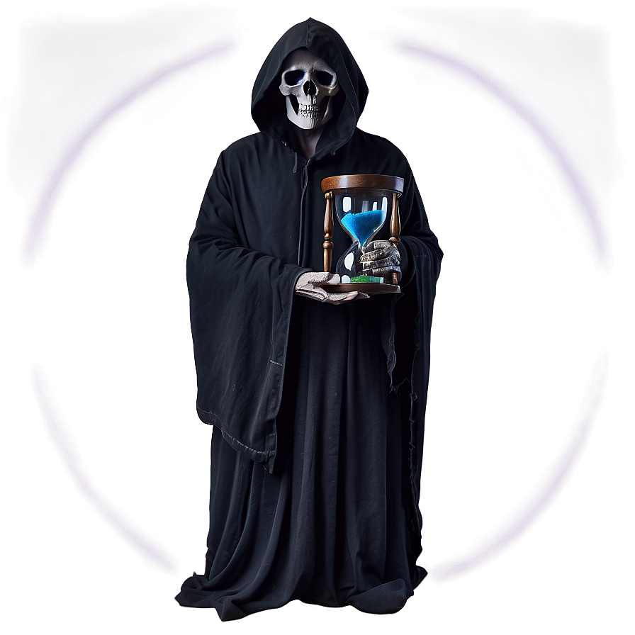 Grim Reaper With Hourglass Png Jqs2