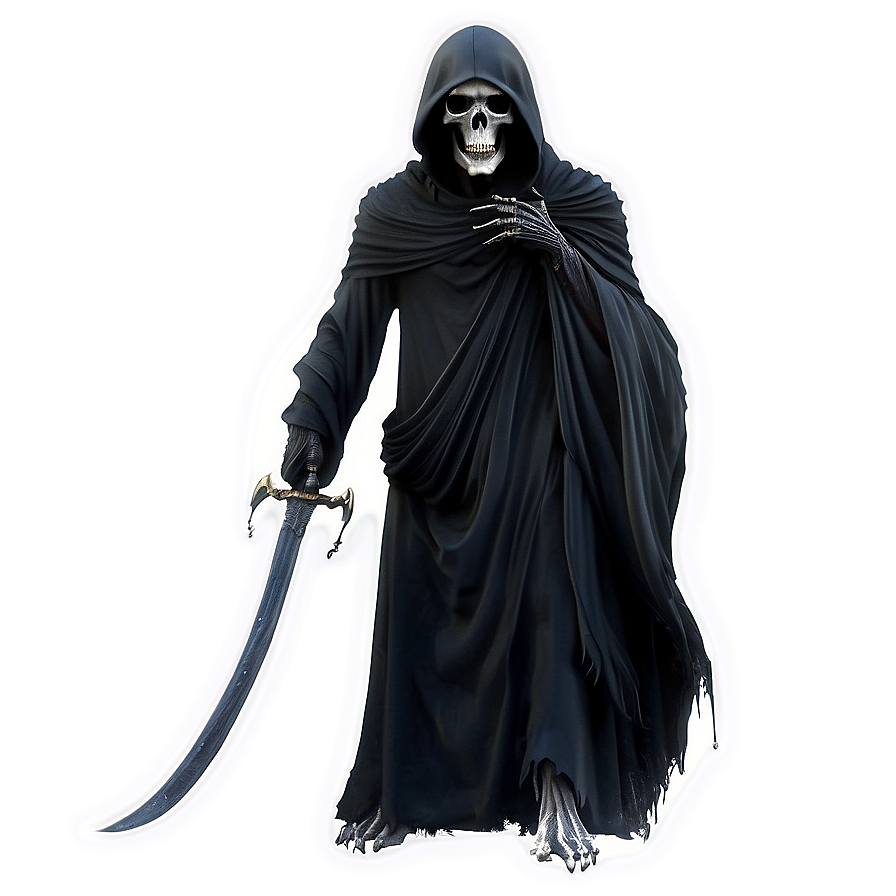 Grim Reaper With Raven Png Nrv68