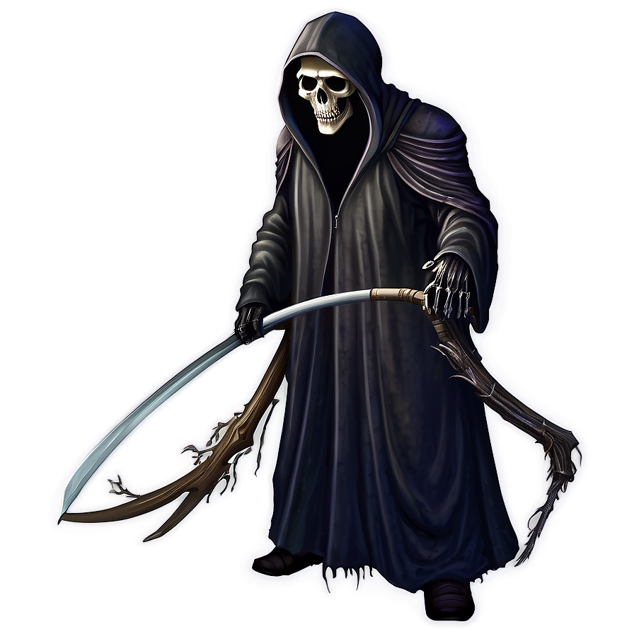 Grim Reaper With Scythe Png 20