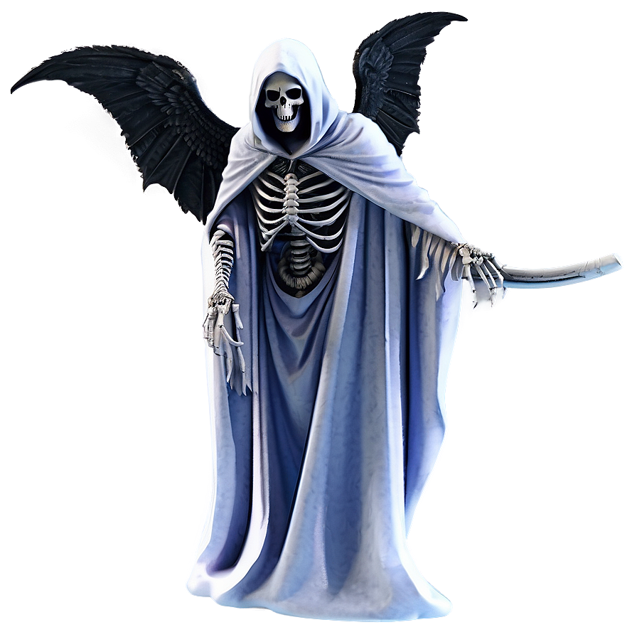 Grim Reaper With Wings Png 1
