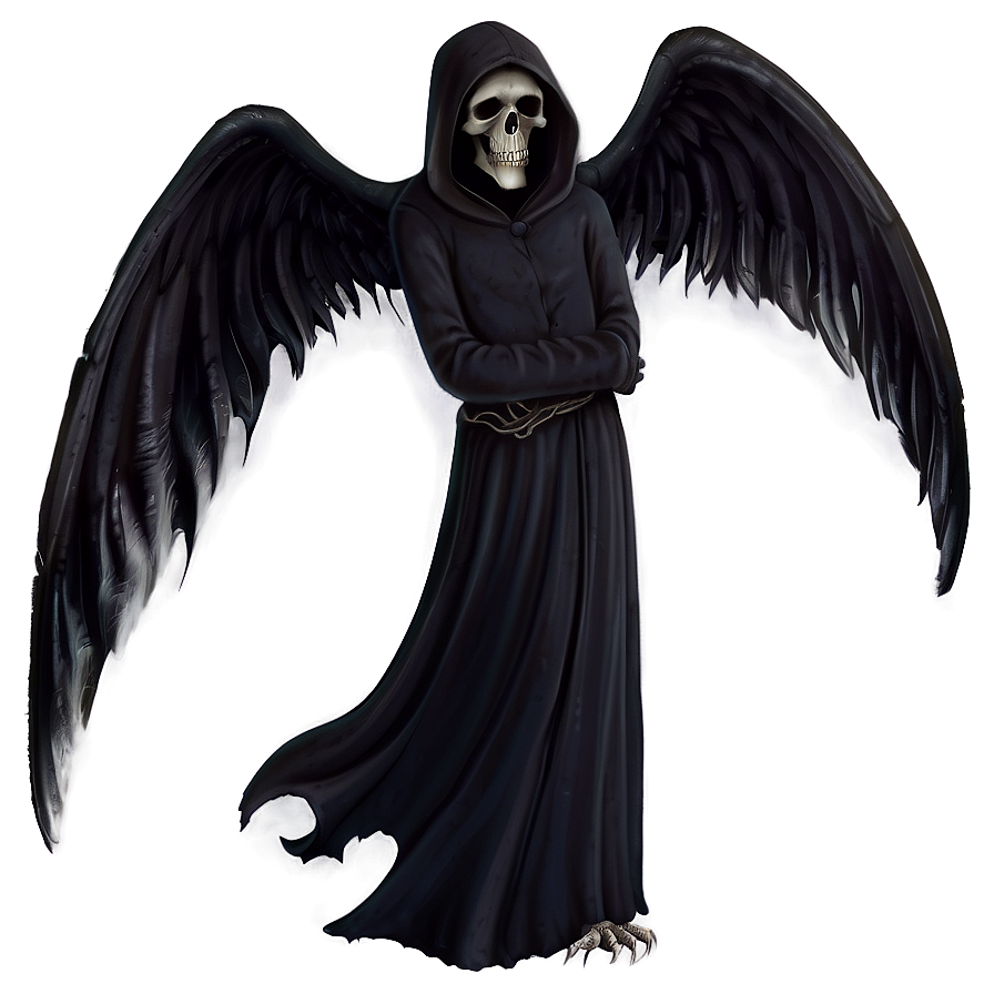 Grim Reaper With Wings Png 26