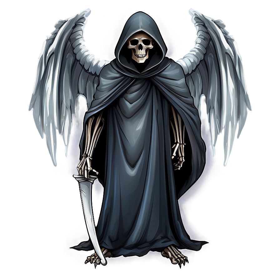 Grim Reaper With Wings Png 9