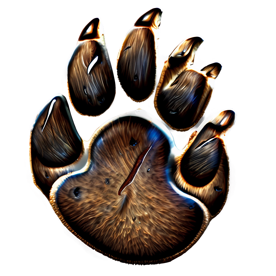 Grizzly Bear Paw Png 06262024