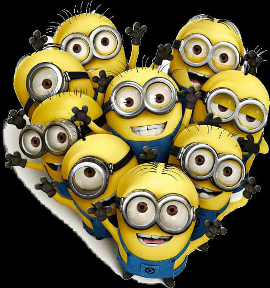 Groupof Minions Celebration