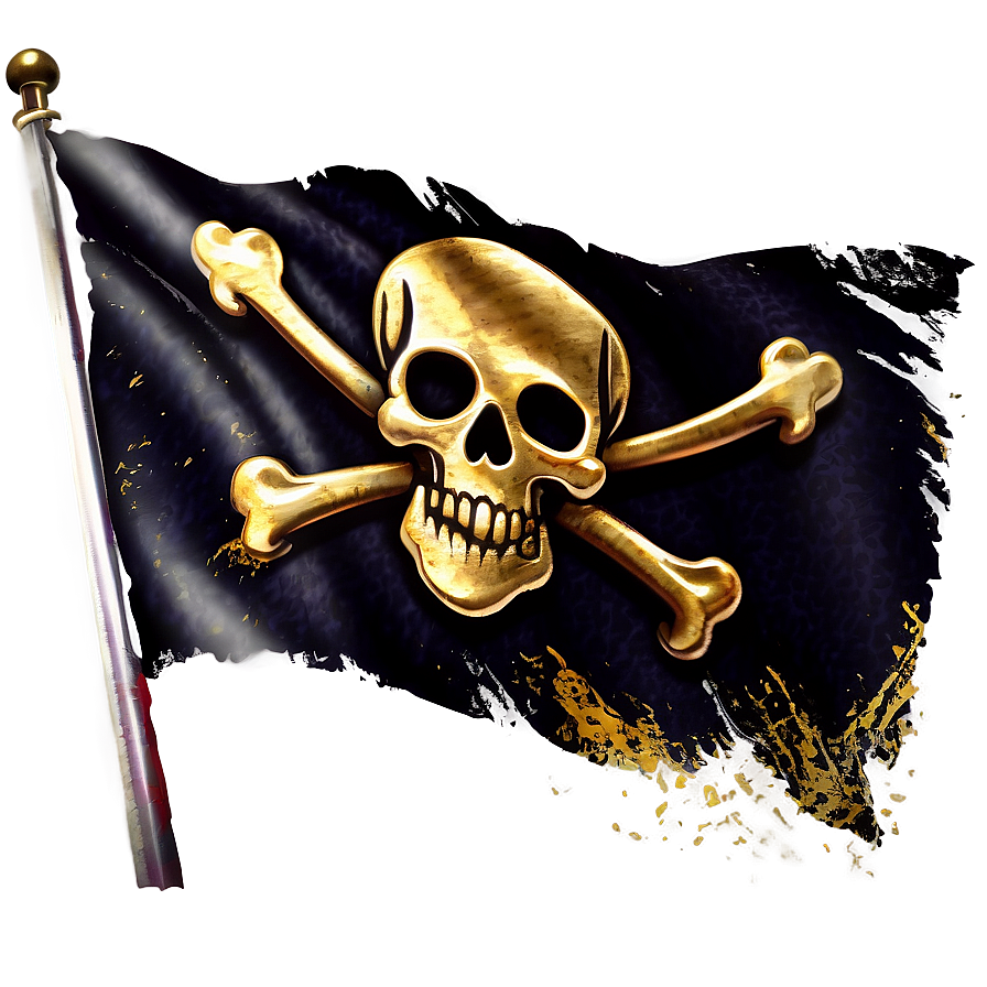 Grunge Pirate Flag Png 97