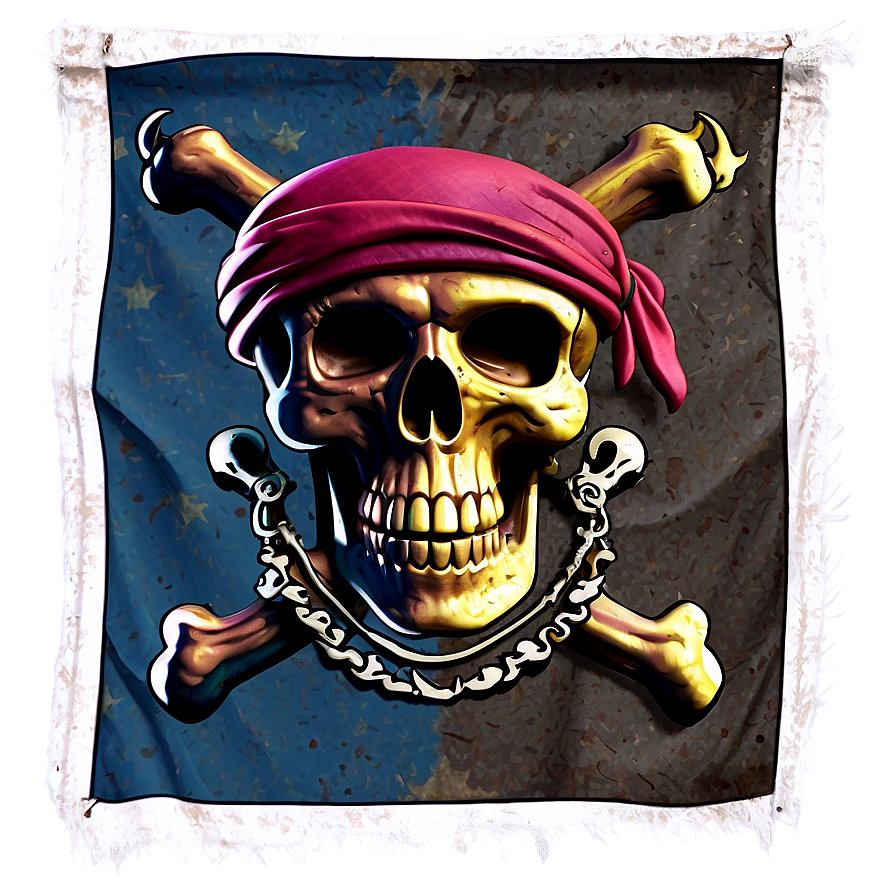 Grunge Pirate Flag Png Wau88