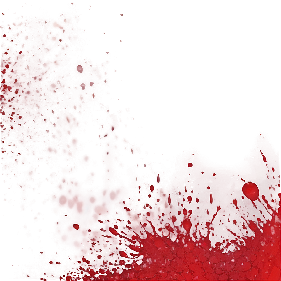 Grunge Red Paint Splatter Png 49