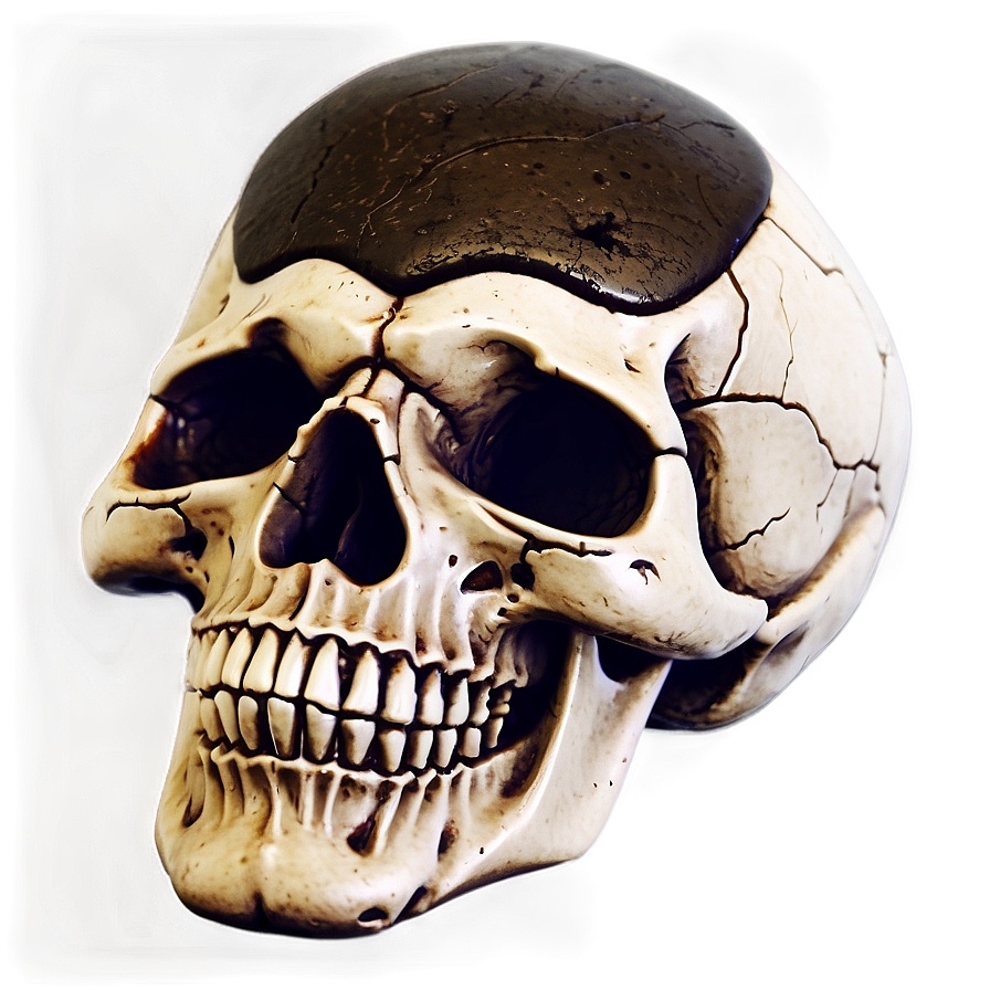 Grunge Skull Logo Png D