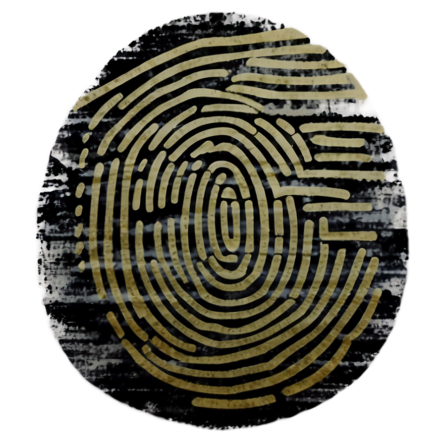 Grunge Style Fingerprint Png Boi29