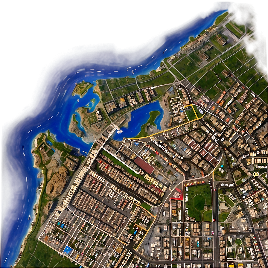 Gta Online City Map Png 06252024