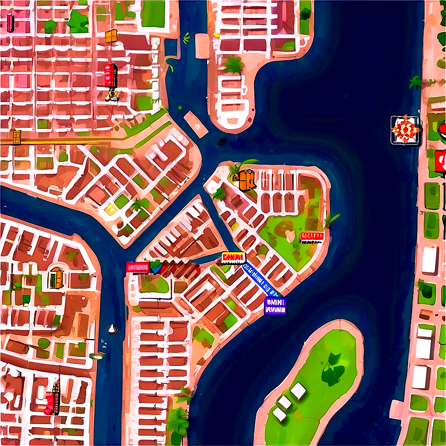 Gta Online City Map Png Peb99