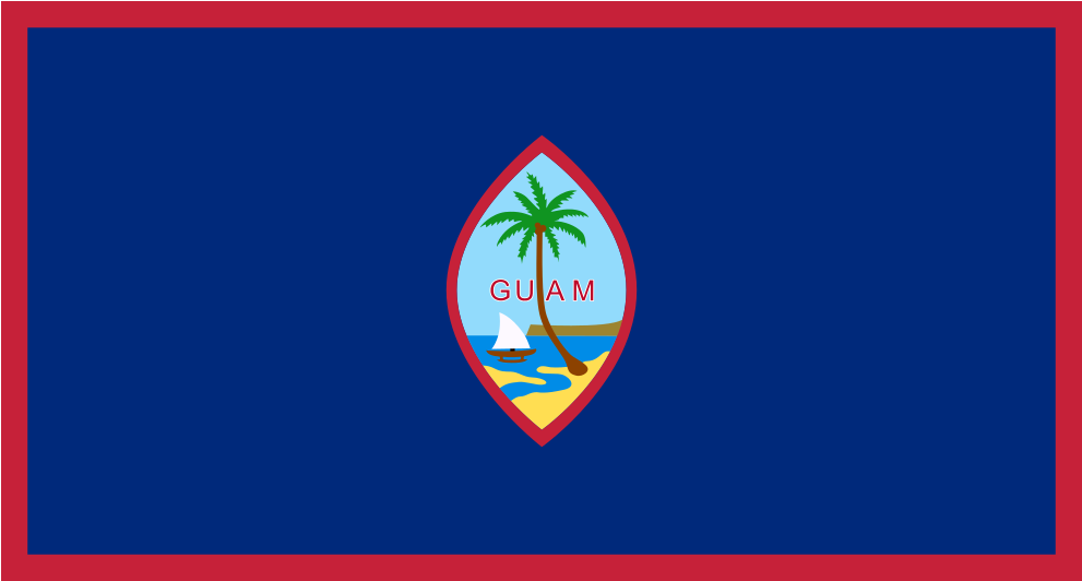 Guam Flag Official Symbol