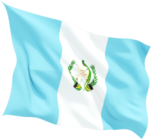 Guatemalan Flag Waving