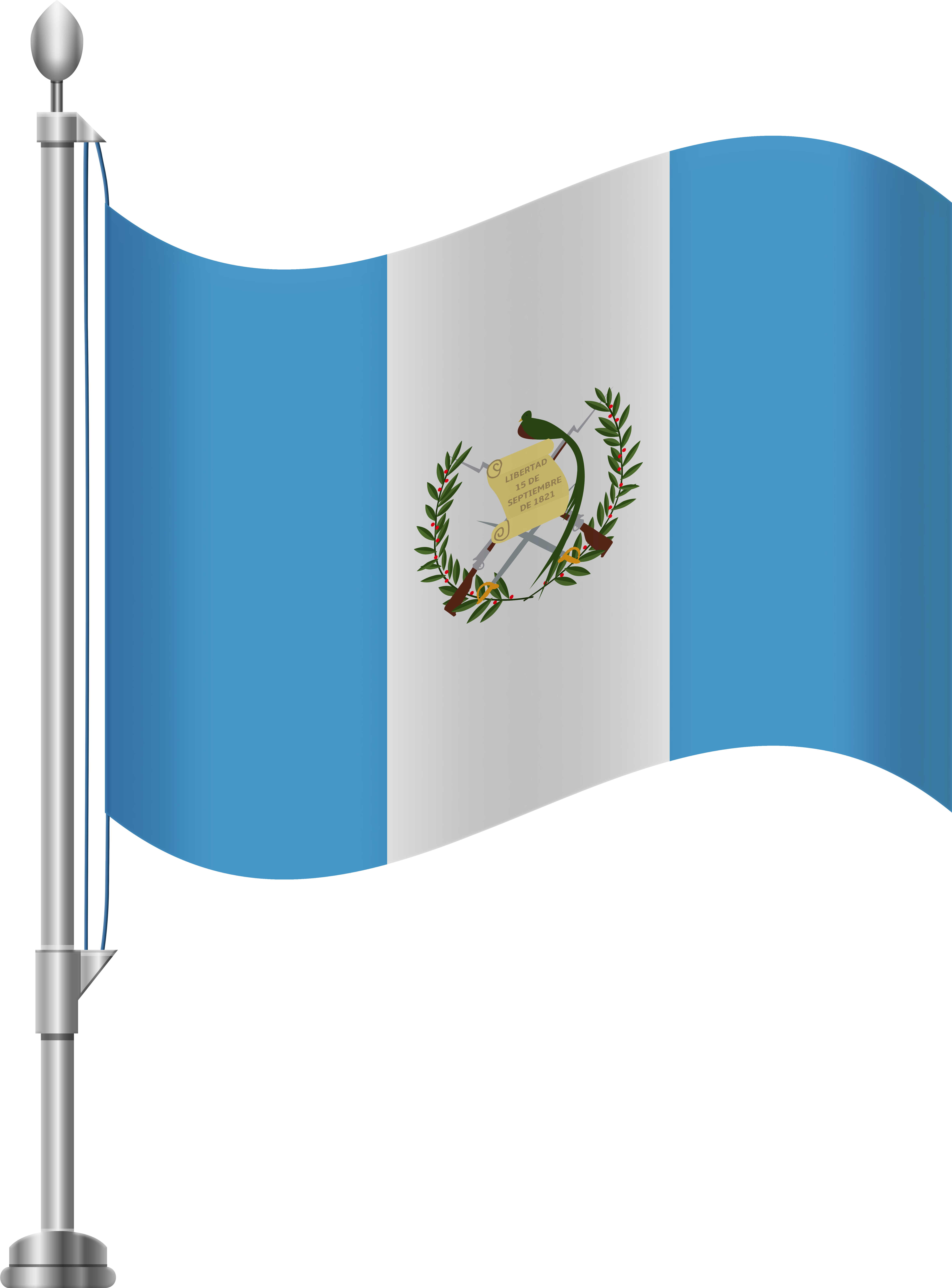 Guatemalan Flagon Pole