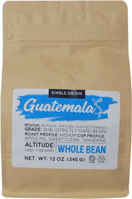 Guatemalan Single Origin Coffee Beans Packaging