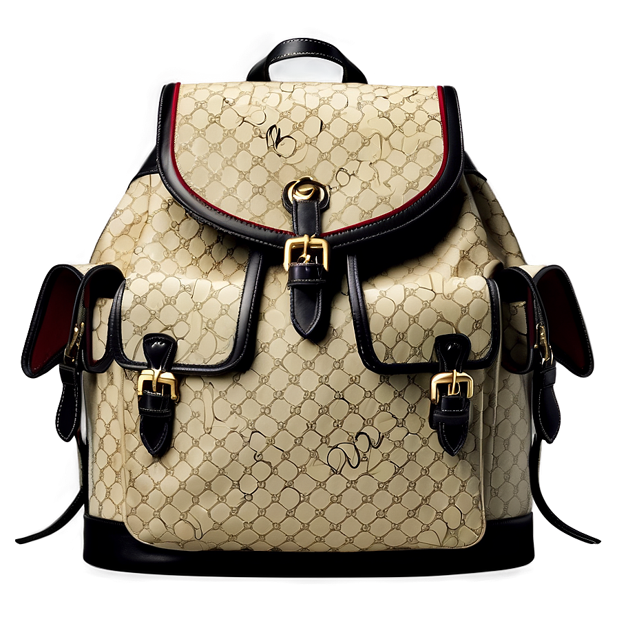 Gucci Backpack Elegant Png 5