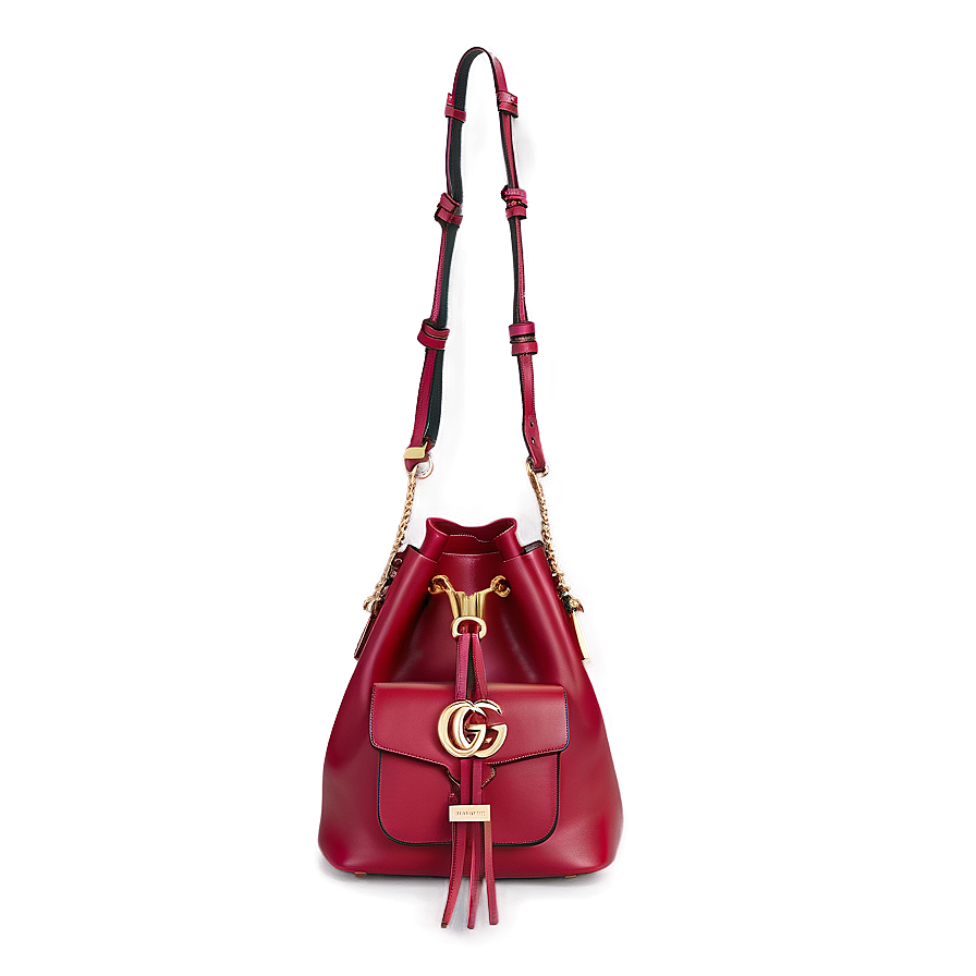 Gucci Red Leather Bag Png 91