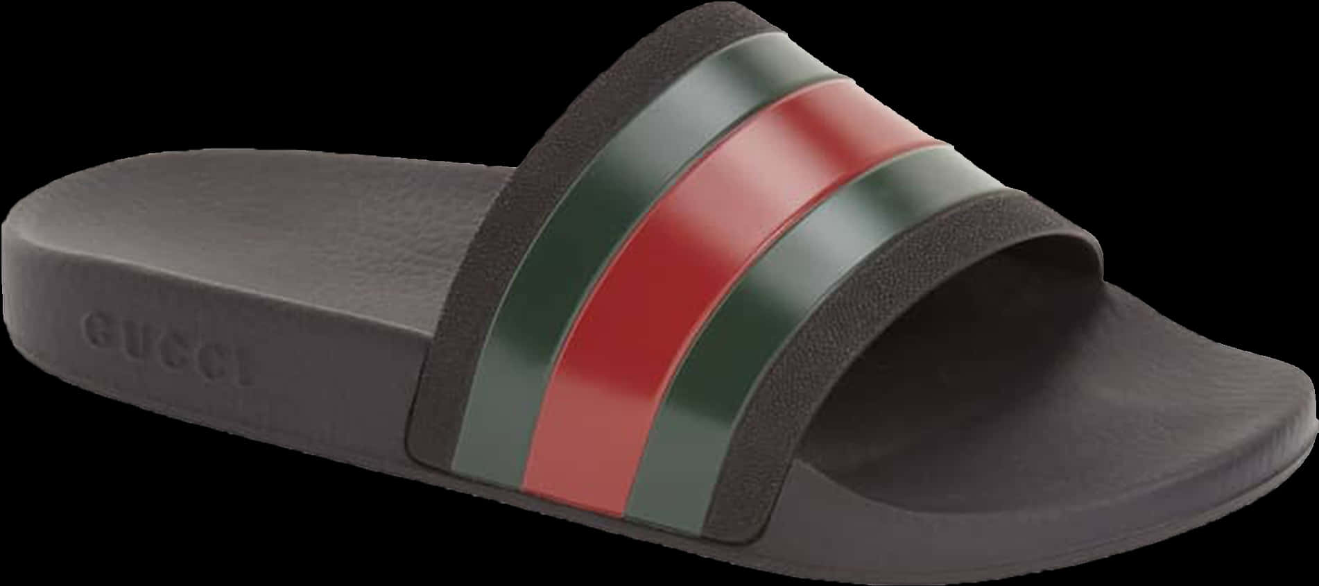 Gucci Striped Rubber Slide Sandal
