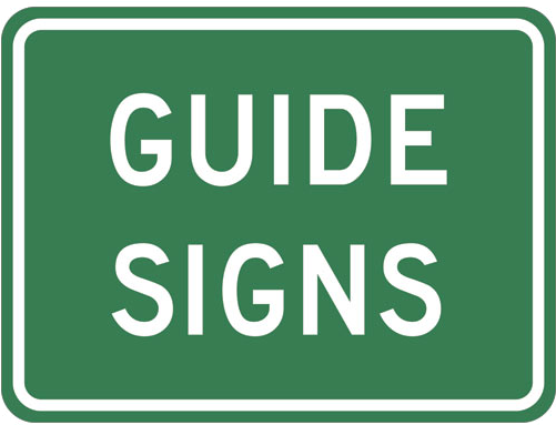Guide Signs Traffic Information Board