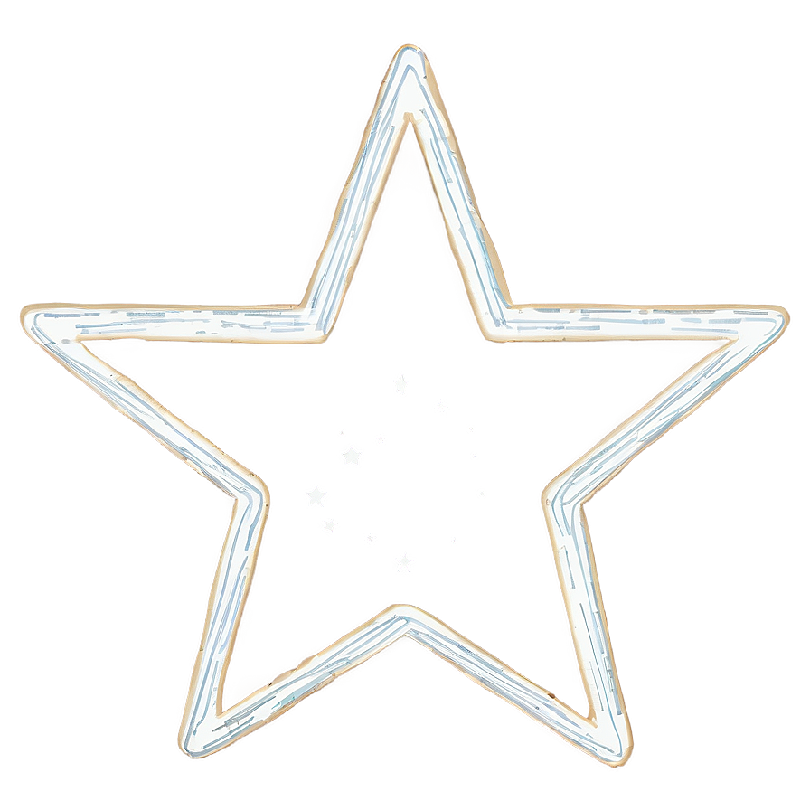 Guiding Star Outline Png 16