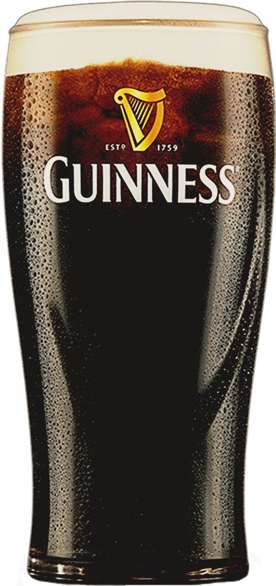 Guinness Beer Glass Pint Full