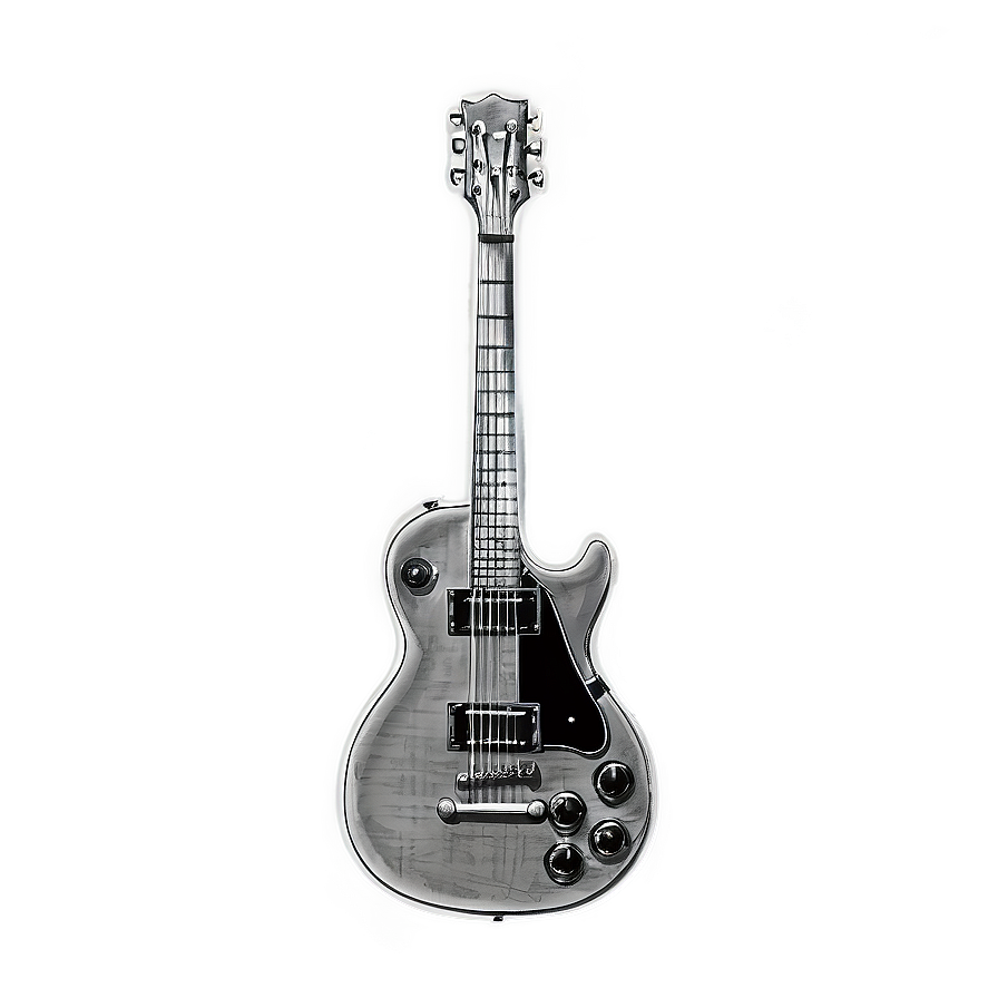 Guitar Sketch Png Lbl