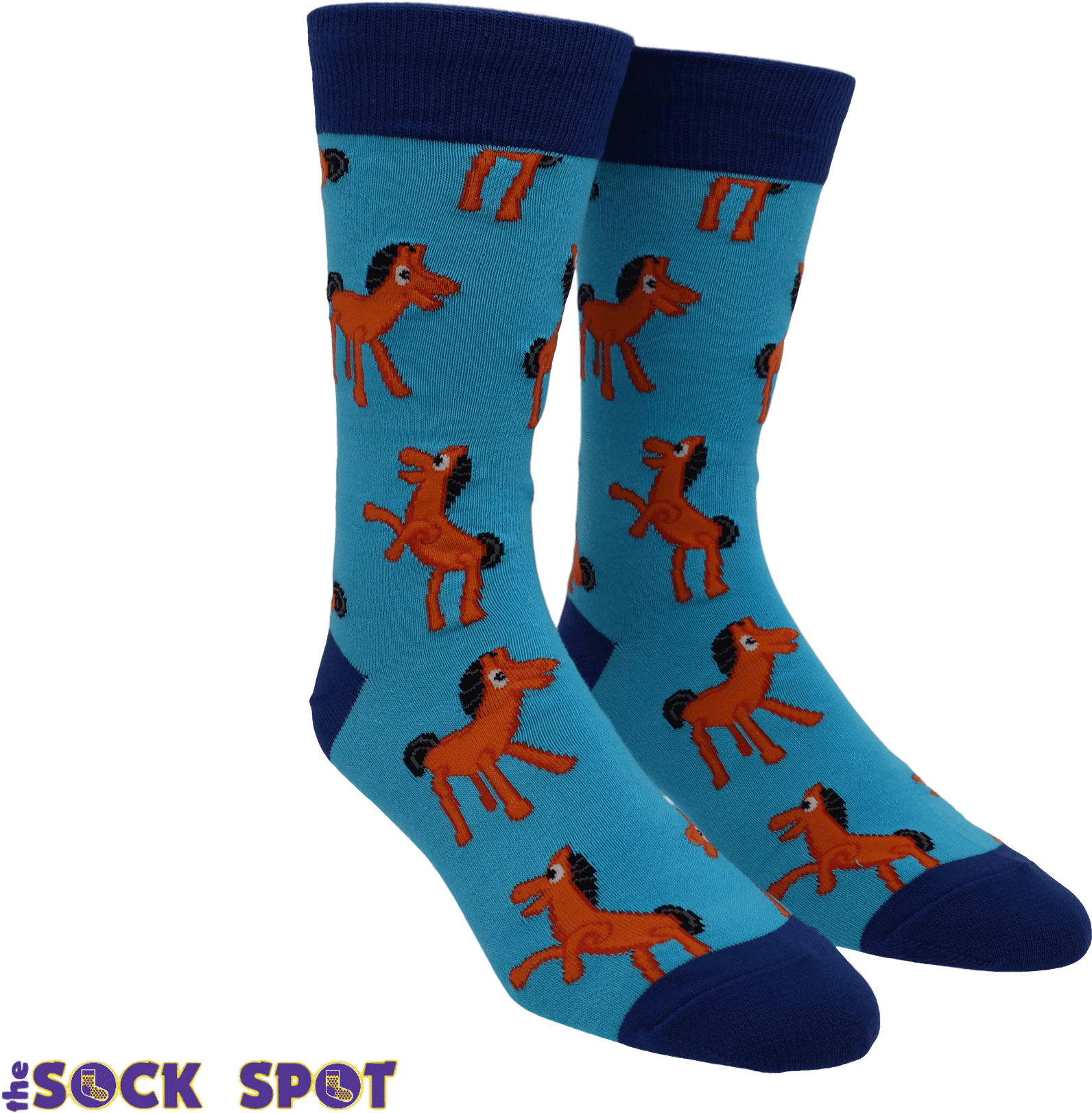 Gumby Character Blue Socks