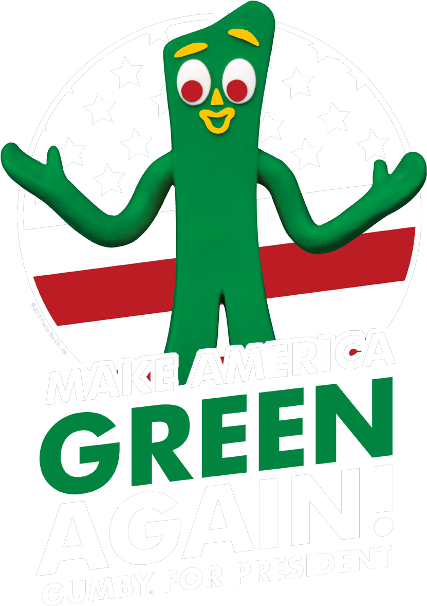 Gumby For President Campaign Poster