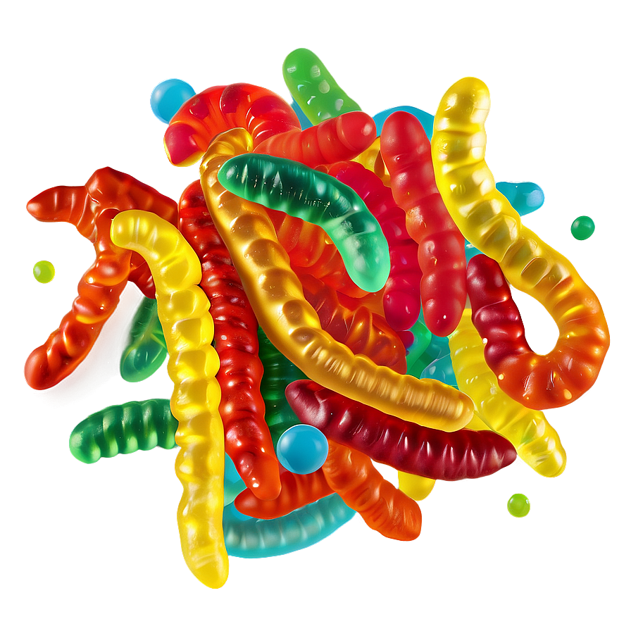 Gummy Worm Party Mix Png 80