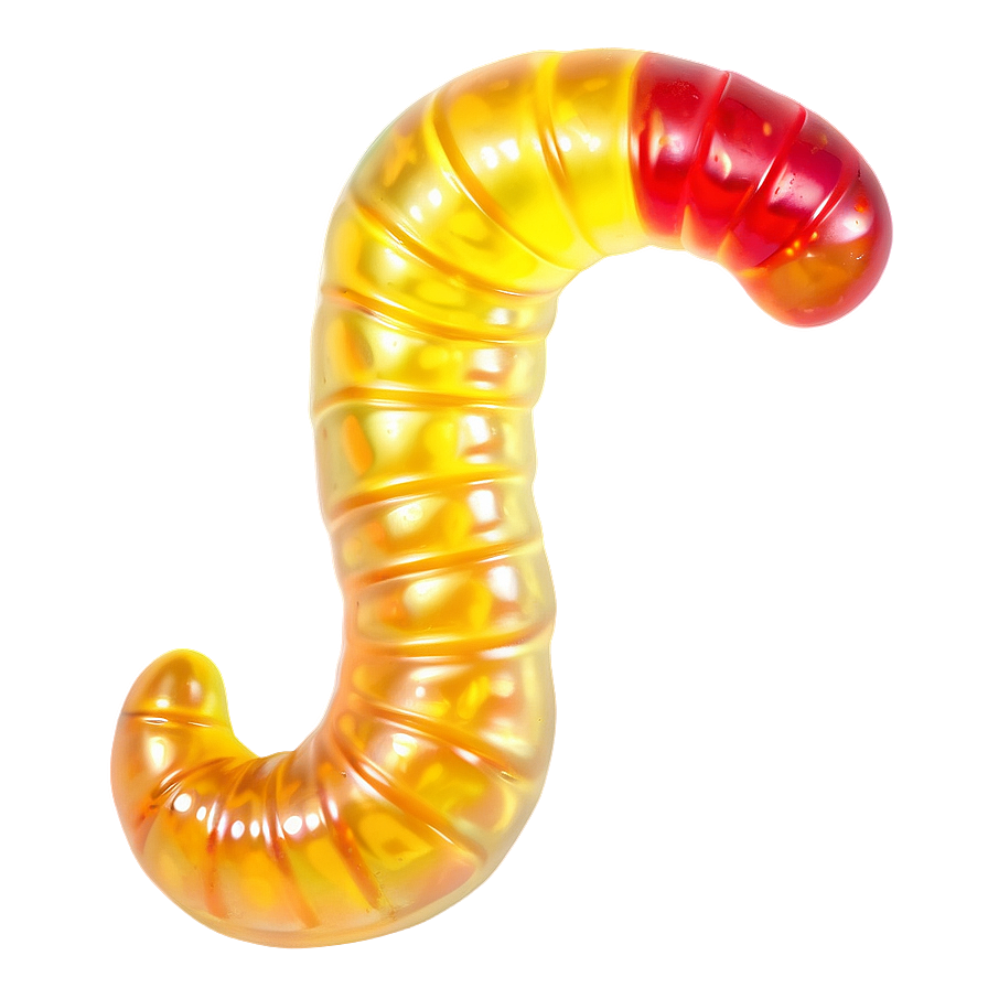 Gummy Worm Texture Close Up Png 35