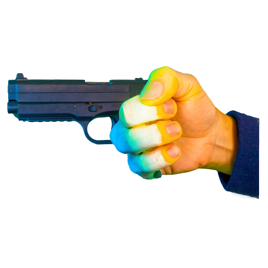 Gun In Hand Action Png 63