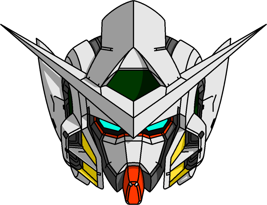 Gundam Head Illustration