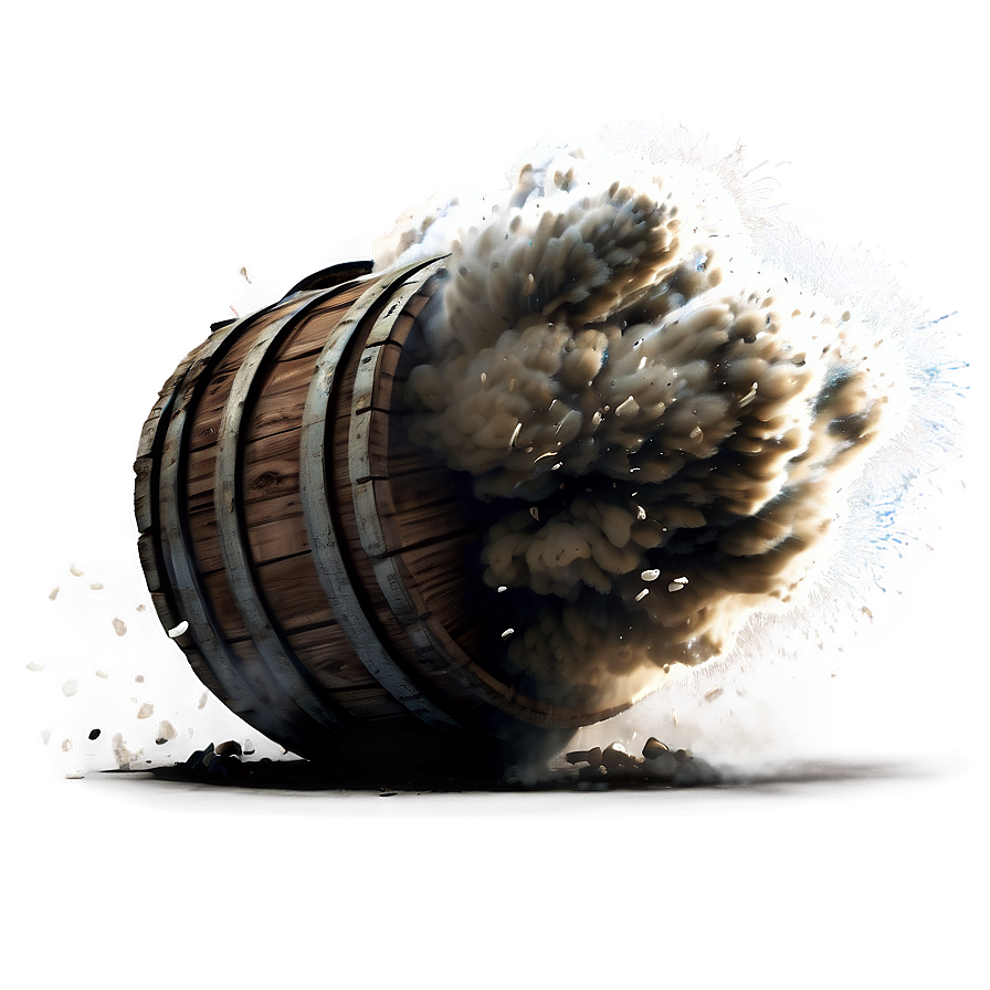 Gunpowder Barrel Explosion Png 04302024