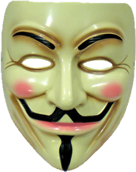 Guy Fawkes Mask Iconic Symbol