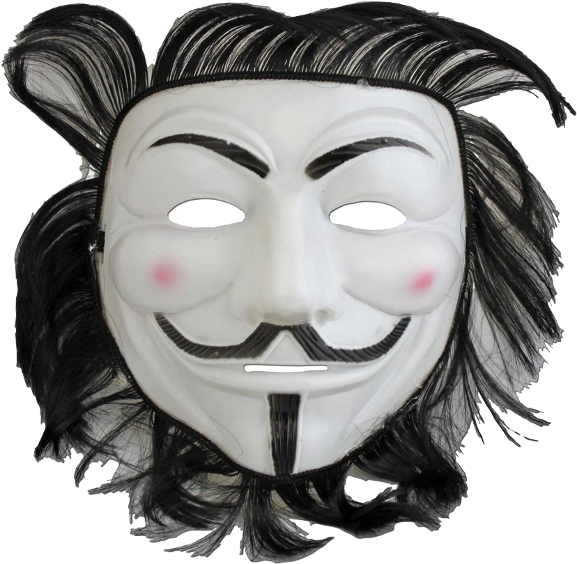 Guy Fawkes Mask Iconic Symbol