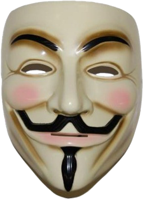 Guy Fawkes Mask Iconic Symbol