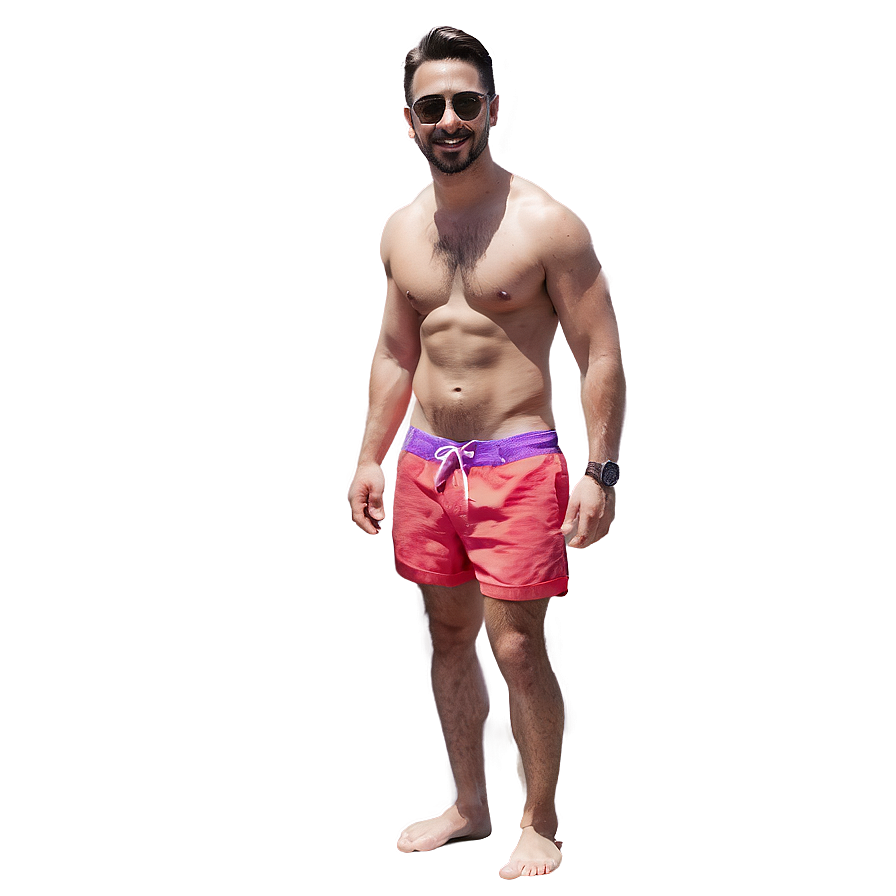 Guy On Beach Png 7