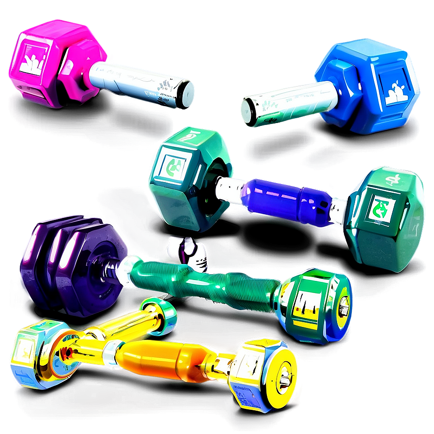 Gym Dumbbells Set Png Pmr