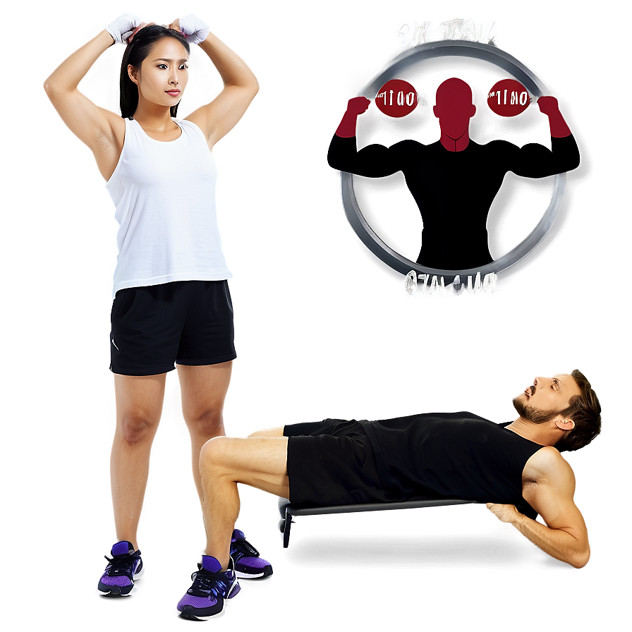 Gym Exercise Routine Png 56