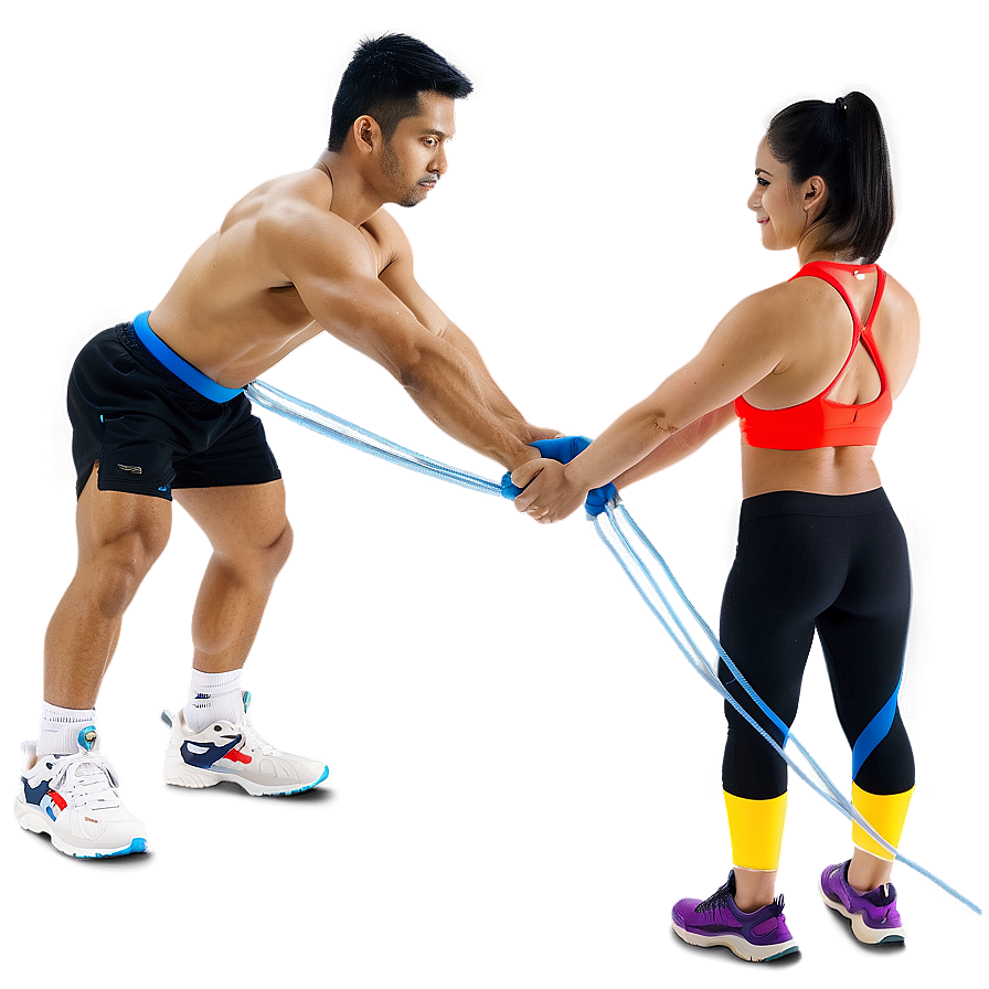 Gym Resistance Bands Png 21