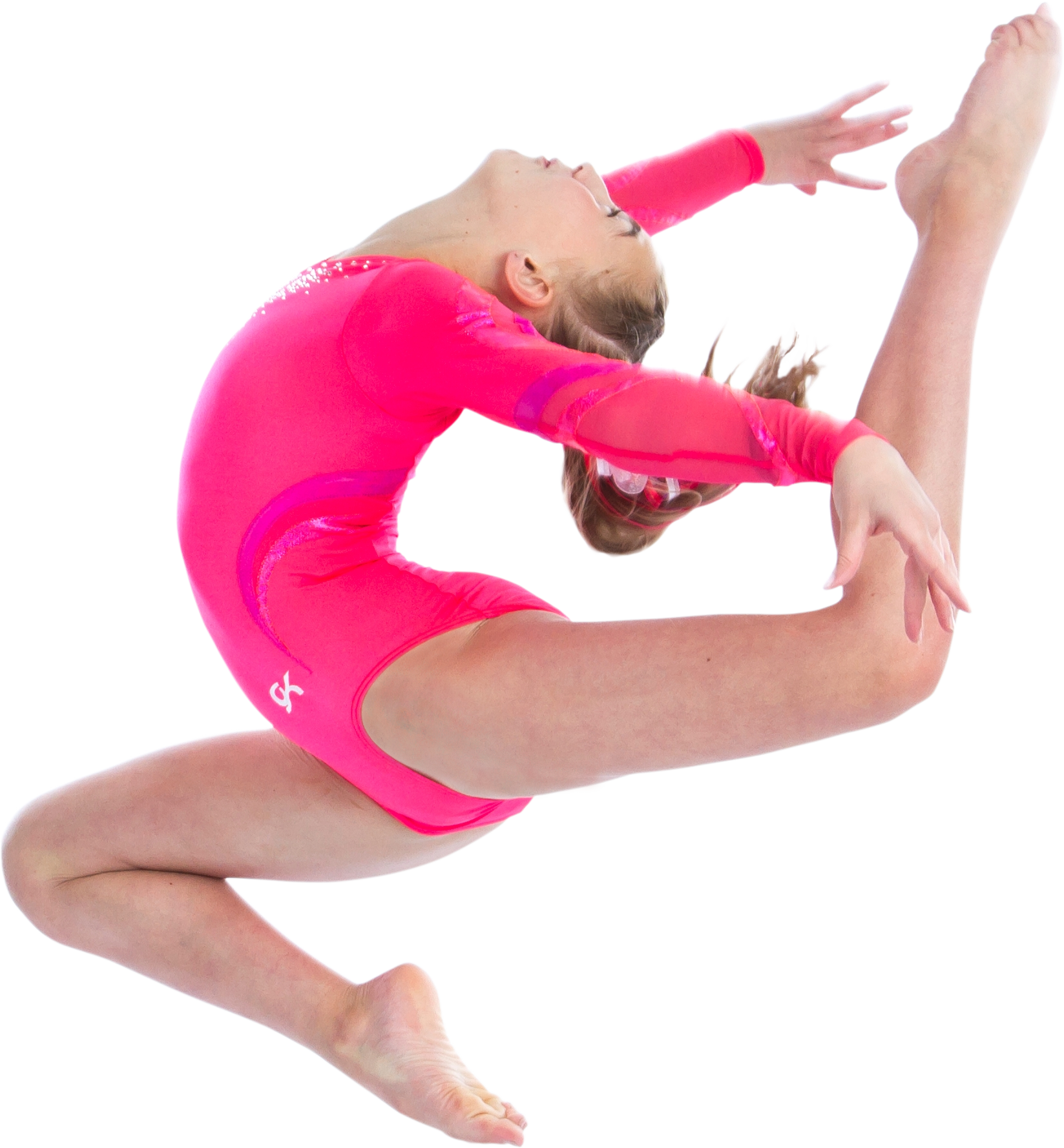 Gymnast Performing Back Bend