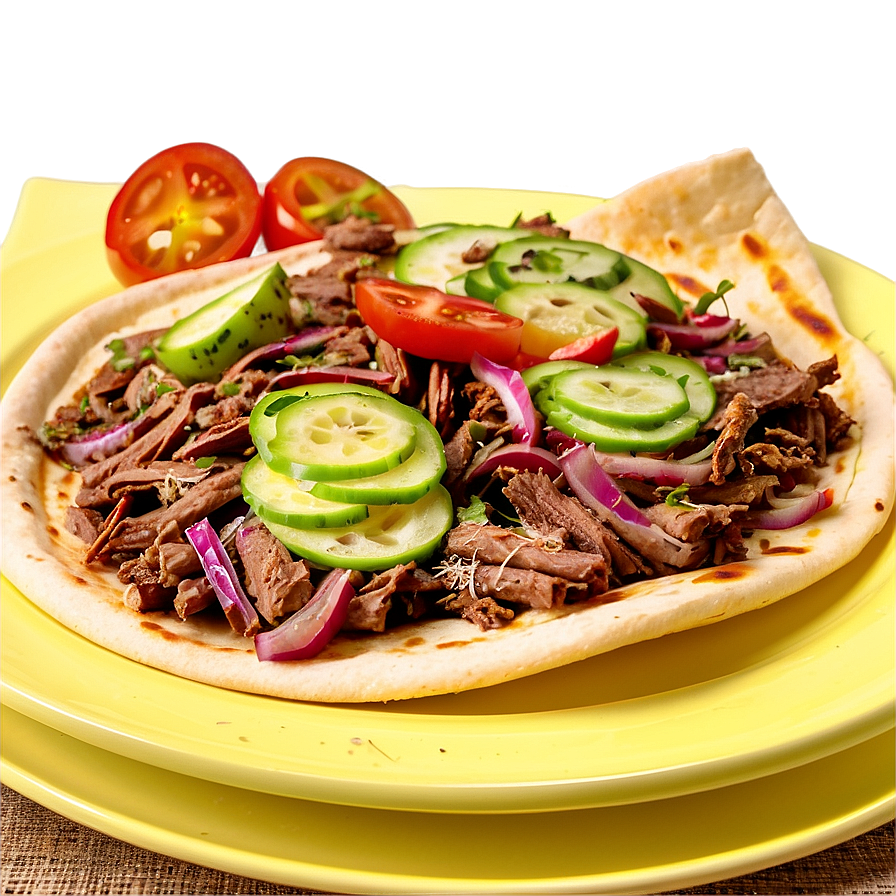 Gyro With Pepperoncini Png Mek