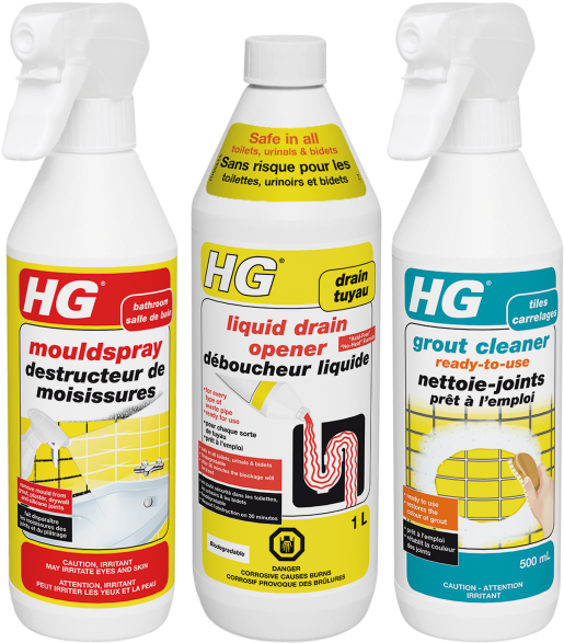 H G Cleaning Products Trio