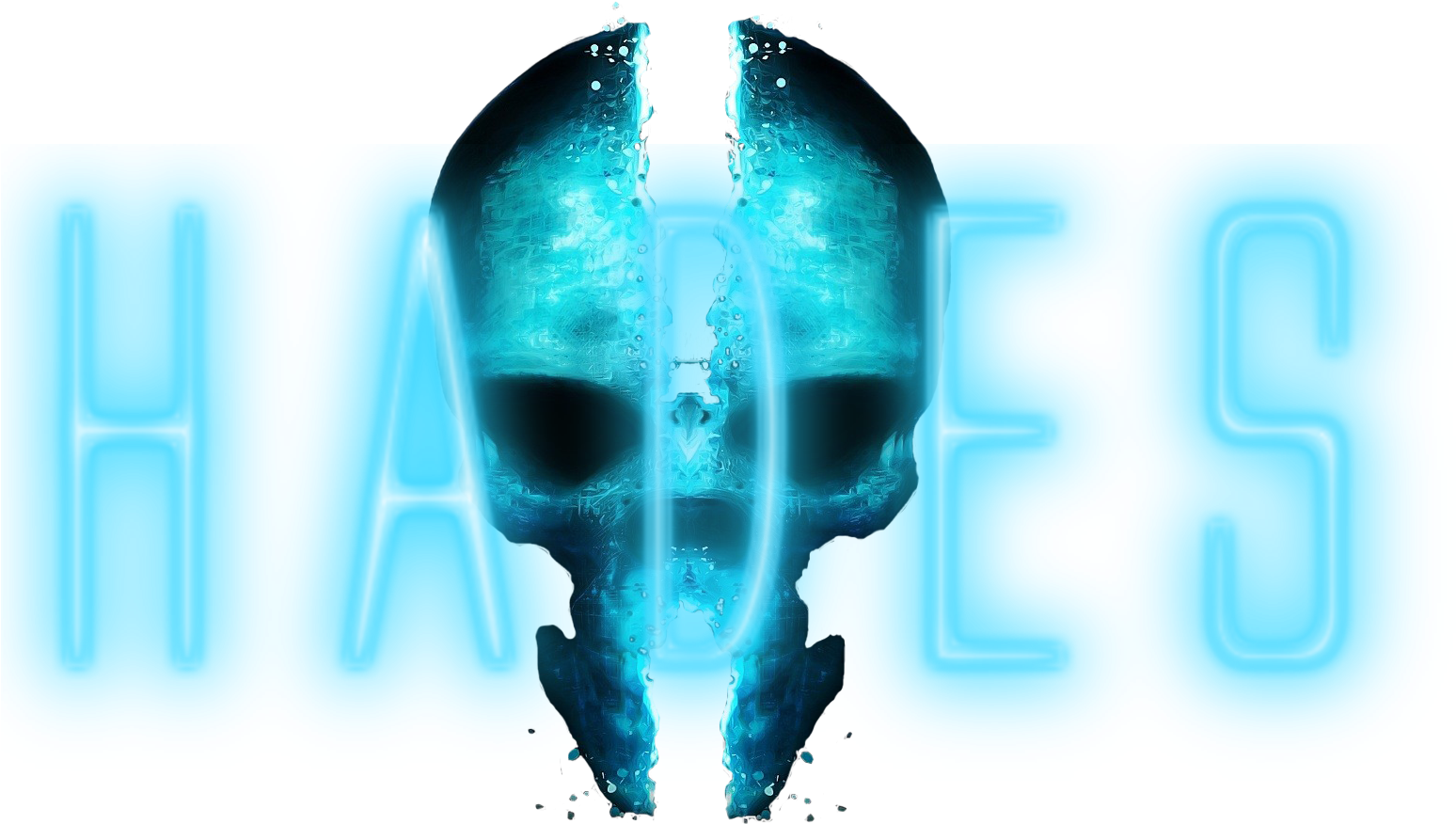Hades Game Logo Water Effect