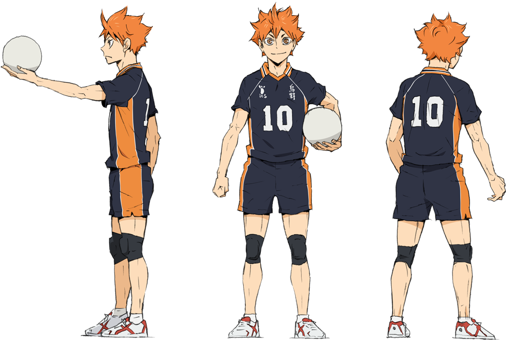 Haikyuu Character Number10 Triple Pose