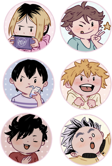 Haikyuu Characters Cute Chibi Expressions