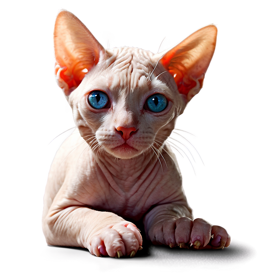 Hairless Cat In Sunlight Png Pds